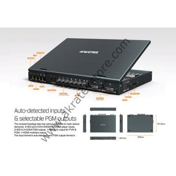 PVS0615 Video Switc.15,6'' LCD Monitör