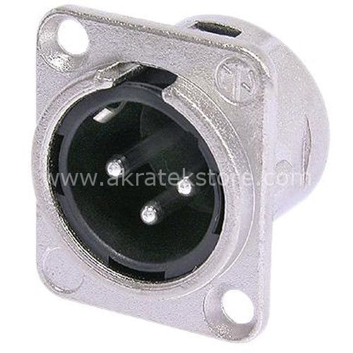 Neutrik NC3FD-L-1 3-Pole ERKEK XLR