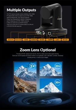 PTZ1271 - 20X - NDI Full HD PTZ Robot Kamera