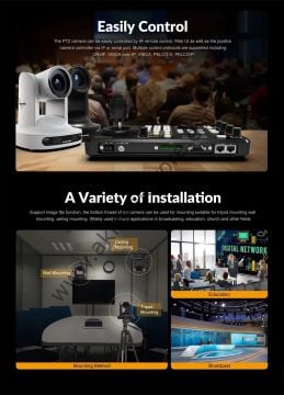 PTZ1271 - 20X - NDI Full HD PTZ Robot Kamera