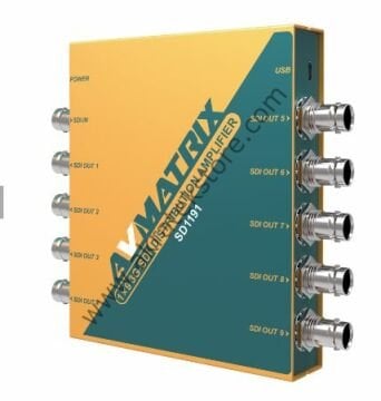 SD1191 3G-SDI 1x9 Reclocking Distribution Amplifier