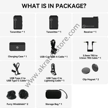 Lark Max Duo İkili Kablosuz Mikrofon Sistemi