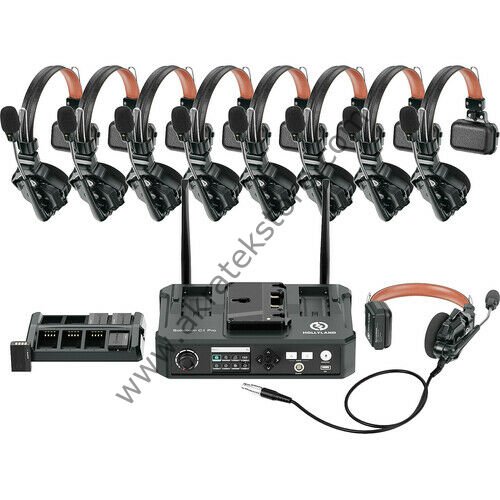 Solidcom C1 PRO-HUB8S Profesyonel Kablosuz Intercom Sistemi (9 Kullanıcı)