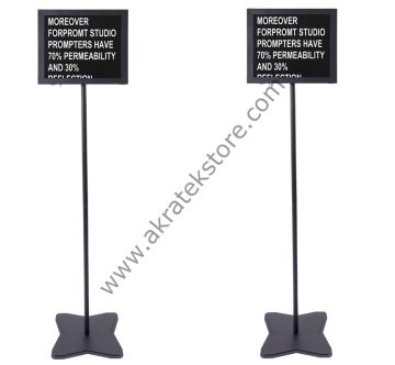 PROM15-D-HB 15'' Toplantı Prompterı (Çift) (Yüksek Parlaklık)