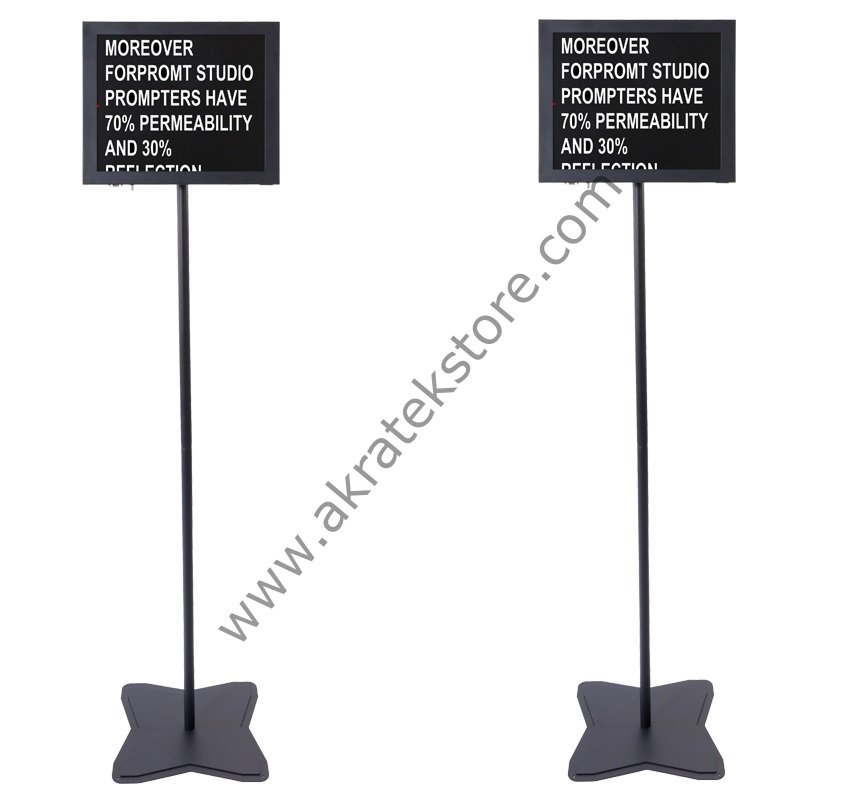 PROM17-D-HB 17'' Toplantı Prompterı (Çift) (Yüksek Parlaklık)