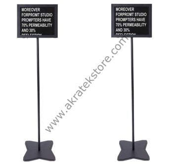 PROM17-D-HB 17'' Toplantı Prompterı (Çift) (Yüksek Parlaklık)