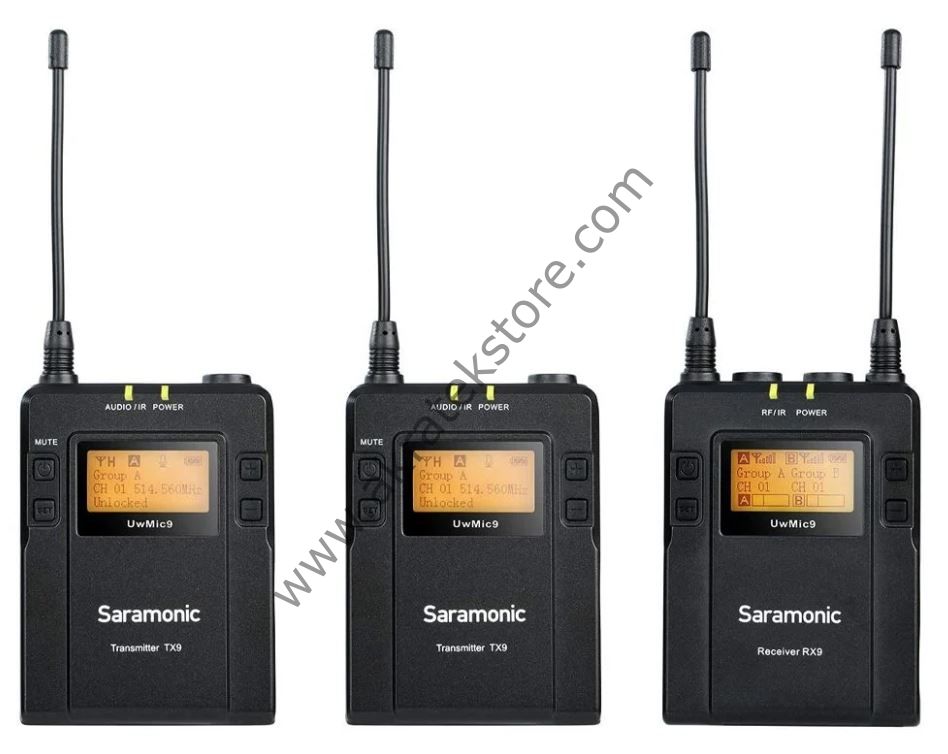 UwMic9 KIT2 RX9+TX9+TX9