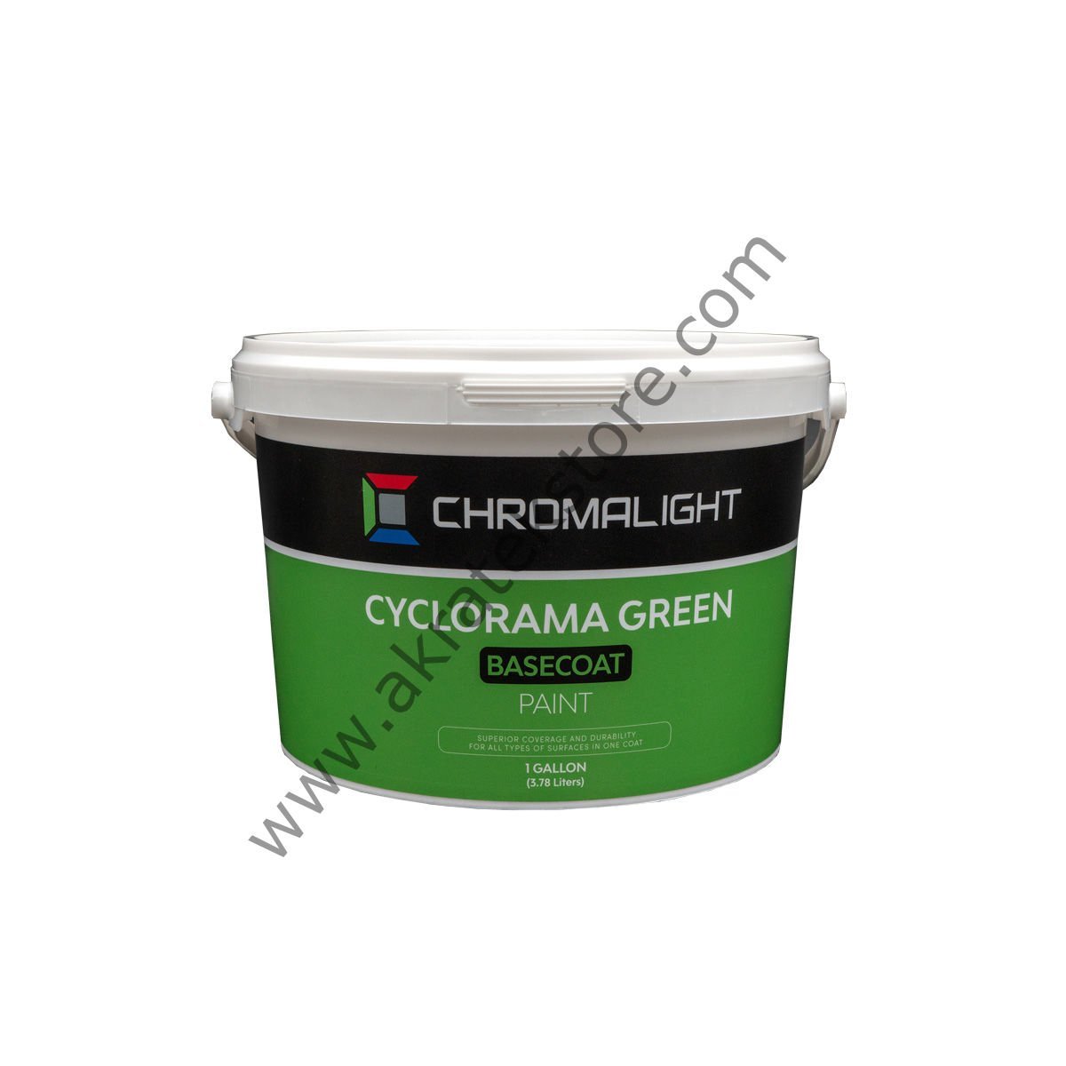 Cyclorama Yeşil Baz Kat Chroma Key Boya (1 Galon = 3,78 Litre)