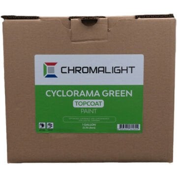 Cyclorama Yeşil Üst Kat Chroma Key Boya (1 Galon = 3,78 Litre)