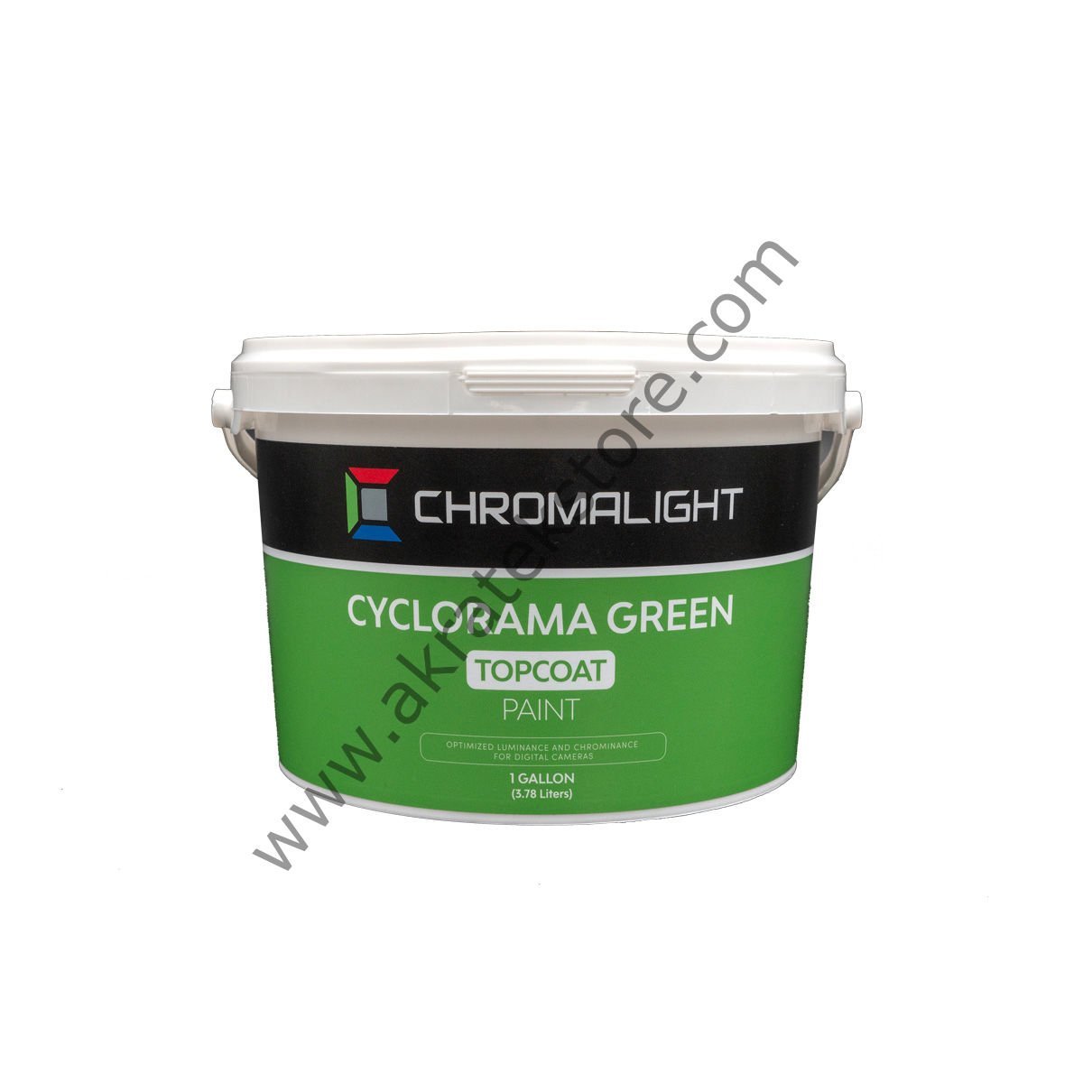 Cyclorama Yeşil Üst Kat Chroma Key Boya (1 Galon = 3,78 Litre)