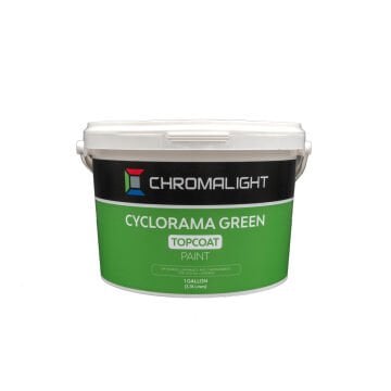 Cyclorama Yeşil Üst Kat Chroma Key Boya (1 Galon = 3,78 Litre)
