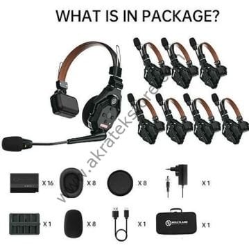 Solidcom C1 Pro-8S Kablosuz İnterkom Sistemi (8 Kulaklık)