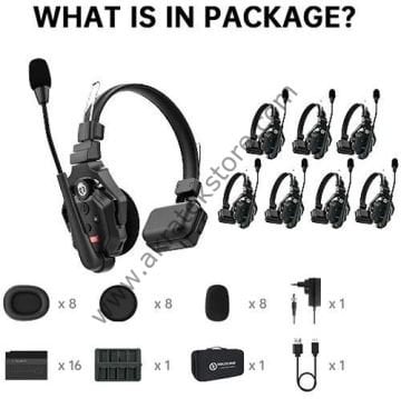 Solidcom C1-8S Kablosuz Intercom Sistemi (8 Kullanıcı)