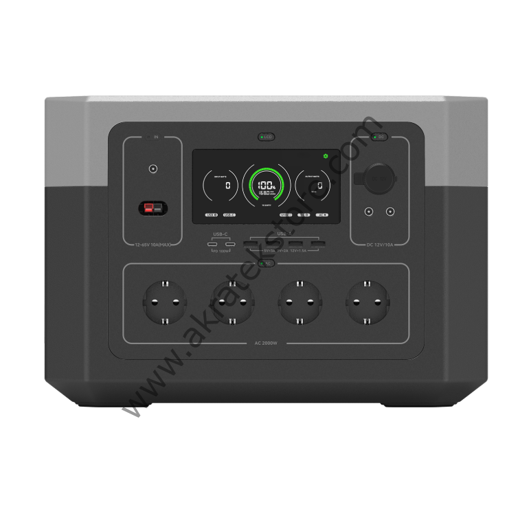 9983 Platinum Powerstation Autarc 2000W PD100W USB5V/3A DC12V/10A