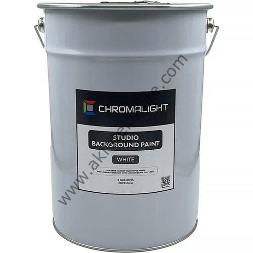 Cyclorama 5 Galon / 18,9 litre Beyaz Stüdyo Arka Plan Boyası