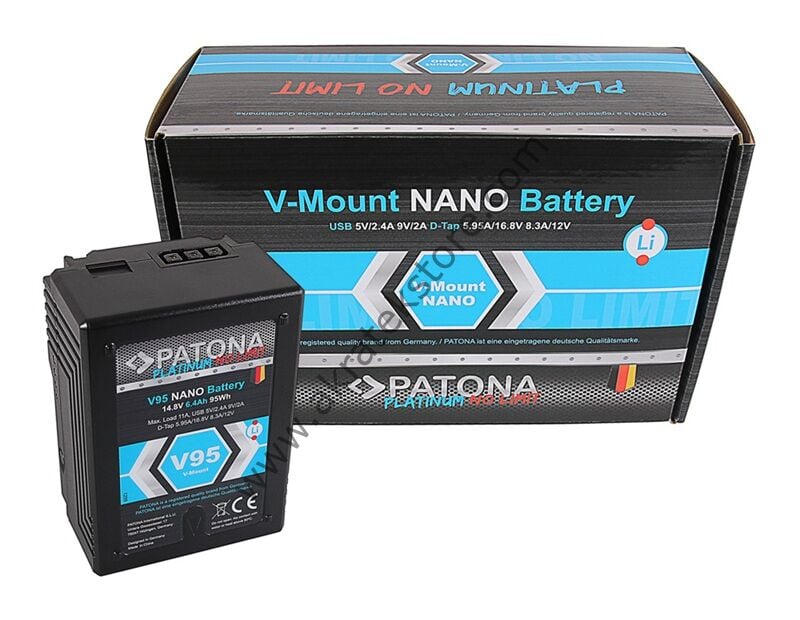 1299 Platinum NANO V95 V-Mount 95Wh Kamera Bataryası