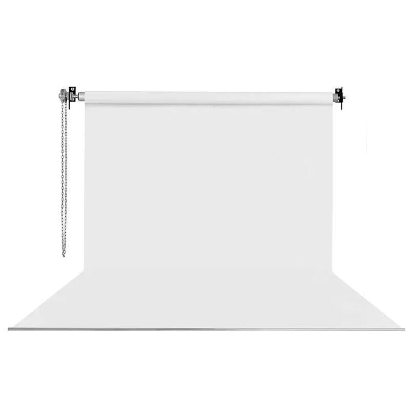 270x580 cm Beyaz Fon Perde Seti