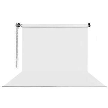 270x580 cm Beyaz Fon Perde Seti