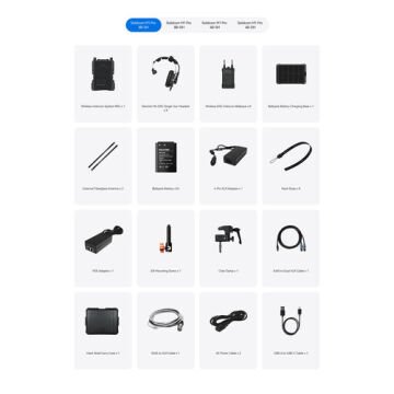 Solidcom M1 Pro Full-Duplex Kablosuz İnterkom Sistemi (8 Adet Beltpack ve Tek Kulaklı Kulaklık ile)